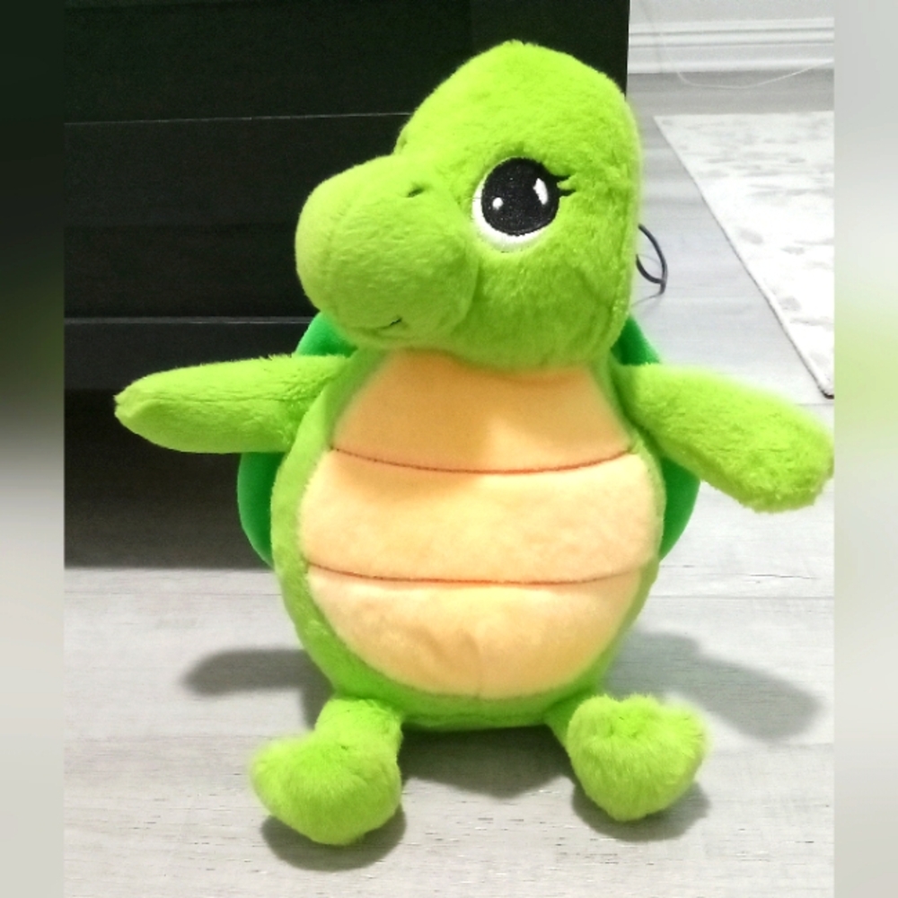 Green Plush Turtle Toy